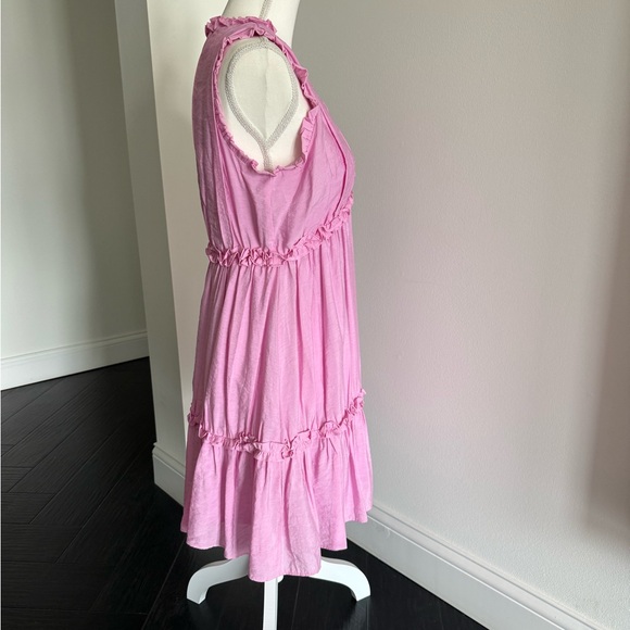 English Factory Pink Ruffle Dress - Picture 3 of 5